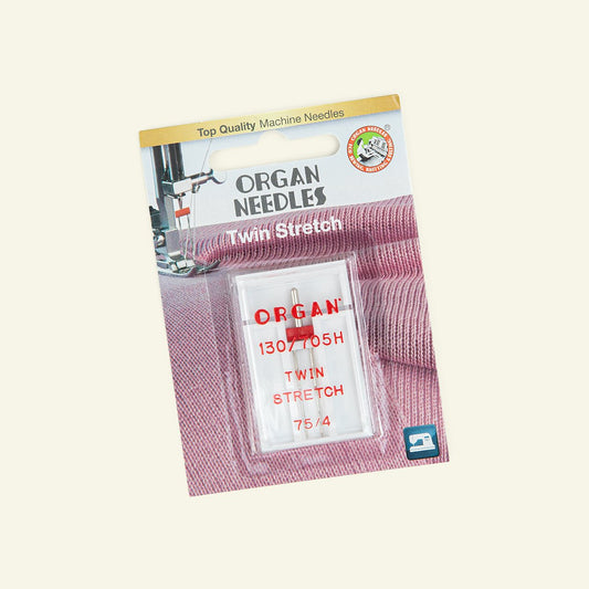 Organ Needles Tvilling - 4 mm   Stretch